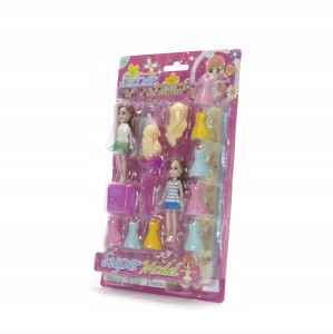 MINI LALECZKA dziewczynka lalka SUKIENKA AKCESORIA