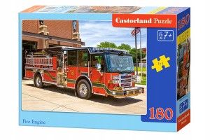 PUZZLE 180el. Wóz Strażacki CASTORLAND B-018352