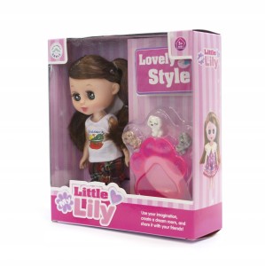 MINI LALECZKA z pieskami AKCESORIA LALKA Kolory