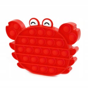 PUSH BUBBLE POP IT Krab ZABAWKA ANTYSTRESOWA