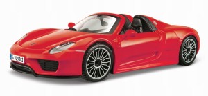 Porsche 918 Spyder czerwony 1:24 Bburago 18-21076