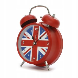 METALOWY ZEGAR Z BUDZIKIEM UK Różne Kolory