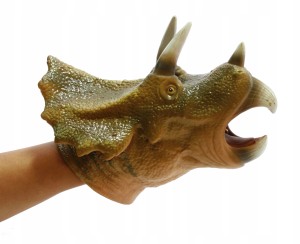 DINOZAUR GUMOWA PACYNKA Z DŹWIĘKIEM Różne Wzory