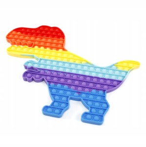 DUŻY POP IT DINOZAUR PUSH BUBBLE ZABAWKA ANTYSTRES