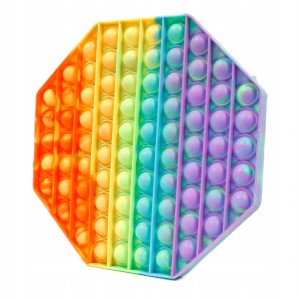 MAXI PUSH UP BUBBLE POP IT 20 x 20 Tęczowy