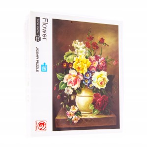 PUZZLE 1000el. Martwa Natura BUKIET W WAZONIE