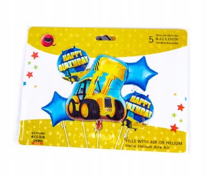 BALONY URODZINOWE ZESTAW BALONÓW 5szt URODZINY