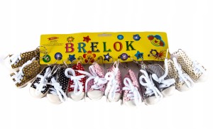 BUTY TRAMPKI BRELOK ZAWIESZKA DO KLUCZY 12SZT