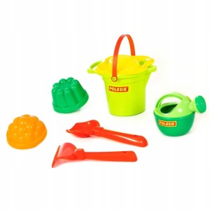 ZABAWKI DO PIASKOWNICY WIADERKO GRABKI ŁOPATA