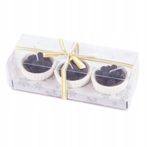 ŚWIECZKI ZAPACHOWE TEALIGHT 3SZT RÓŻNE KOLORY