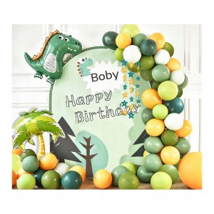 BALONY NA URODZINY DINOZAUR URODZINOWE DEKORACJE
