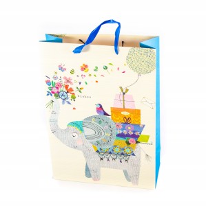 TORBA PREZENTOWA URODZINOWA 30x42CM RÓŻNE KOLORY