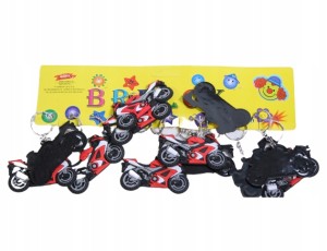 BRELOK DO KLUCZY ZAWIESZKA MOTOCYKL 12SZT