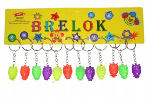 SOWA SÓWKA BRELOK DO KLUCZY ZAWIESZKA ZESTAW 12SZT