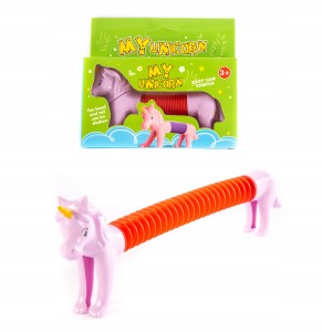 JEDNOROŻEC POP TUBE SENSORYCZNA ZABAWKA ROZCIĄGANA
