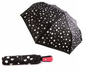 SKŁADANA PARASOLKA W KROPKI UNISEX RÓŻNE KOLORY