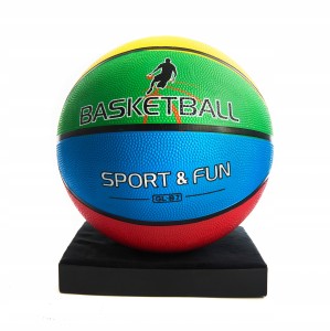 KOLOROWA PIŁKA DO KOSZYKÓWKI DO KOSZA ROZMIAR 7