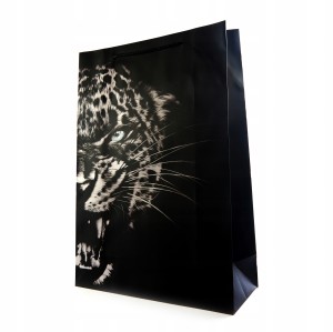 CZARNA TOREBKA PREZENTOWA 31x44CM RÓŻNE KOLORY