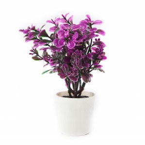 OZDOBNY KWIATEK SZTUCZNA ROŚLINA RÓŻNE KOLORY 18CM
