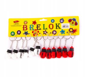 BOKSERSKI BRELOK DO KLUCZY RĘKAWICA BOKSERA 12SZT