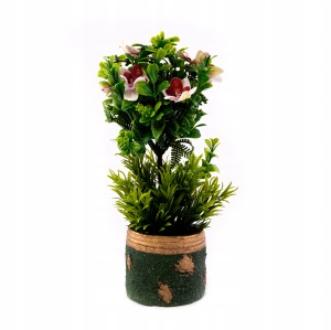KWIAT SZTUCZNY W DONICZCE 29CM RÓŻNE KOLORY