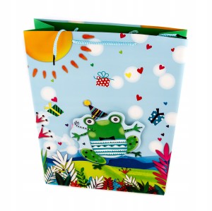 PREZENTOWA TORBA NA URODZINY 31x42CM RÓŻNE KOLORY
