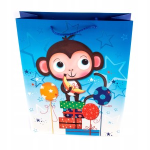 TORBA PREZENTOWA DLA DZIECI 31x42CM RÓŻNE KOLORY