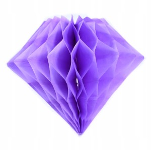 DIAMENT 25CM WISZĄCA ROZETA PAPIEROWA RÓŻNE KOLORY