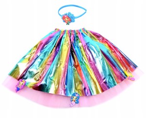 SYRENKA PRZEBRANIE STRÓJ OPASKA SPÓDNICZKA