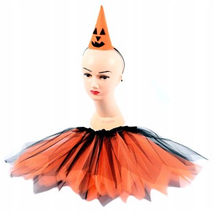 HALLOWEEN PRZEBRANIE STRÓJ SPÓDNICZKA OPASKA