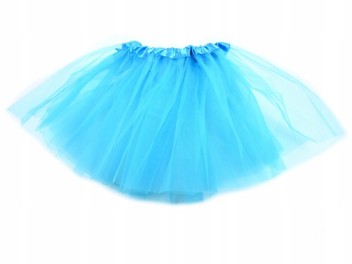Jasno Niebieska Spódniczka Tiulowa Tutu dla Dzieci - Ruchomy Balet Tkanek, Długość 30 cm, Idealna na Zabawy i Specjalne Okazje