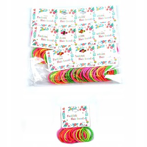 ZESTAW GUMEK DO WŁOSÓW KOLOROWE OZDOBY MINI GUMKI 3CM 180SZT