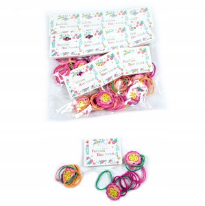 GUMKI DO WŁOSÓW KOLOROWE MINI ZESTAW OZDÓB GUMEK 3CM 180SZT