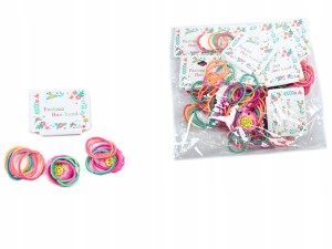 KOLOROWE MINI GUMKI DO WŁOSÓW ZESTAW GUMEK DO WŁOSÓW 3CM 180SZT