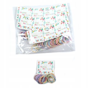 ZESTAW MINI GUMEK DO WŁOSÓW PASTELOWE PRĄŻKOWANE GUMKI DO WŁOSÓW 3CM 180SZT