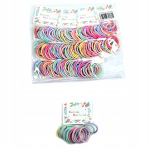 PASTELOWE GUMKI DO WŁOSÓW ZESTAW MINI GUMEK DO WŁOSÓW 2CM 180SZT