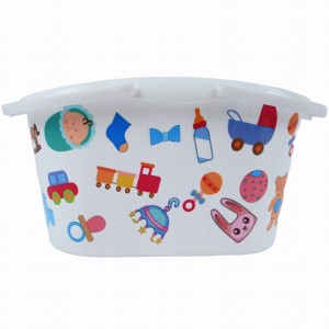 PLASTIKOWY KOSZYK DLA DZIECI NA ZAKUPY GRZYBY PIKNIK RÓŻNE WZORY