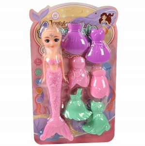 MINI LALKA BAJKOWA SYRENKA KSIĘŻNICZKA RÓŻNE KOLORY