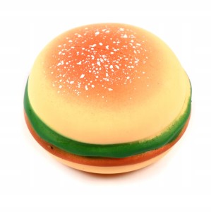 HAMBURGER REALISTYCZNY GNIOTEK ANTYSTRESOWY SQUISHY ZABAWKA SENSORYCZNA