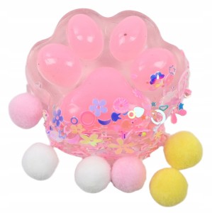KOCIA ŁAPKA GNIOTEK DO ŚCISKANIA GNIOTKI ANTYSTRESOWE SENSORYCZNE SQUISHY