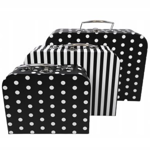 PUDEŁKO PREZENTOWE FLOWER BOX GIFT WALIZKA ZESTAW 3SZT RÓŻNE KOLORY