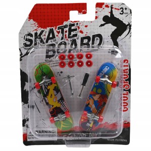 DESKOROLKA MINI DESKA NA DWA PALCE FINGERBOARD SKATEBOARD ZESTAW 2SZT