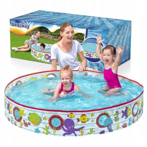 OGRODOWY BRODZIK BASEN ROZPOROWY DLA DZIECI DO OGRODU 152x25CM BESTWAY