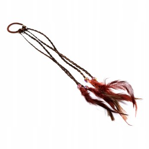 GUMKA DO WŁOSÓW WARKOCZ 30CM INDIANKA RÓŻNE KOLORY