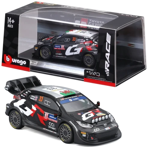 Model Bburago Toyota GR Yaris Rally1 Hybrid #33 Elfyn Evans 1:43