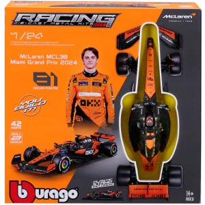 BOLID F1 McLaren MCL38 Piastri 1:24 BBURAGO MODEL DO ZŁOŻENIA 18-28505