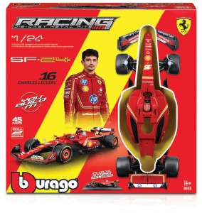 BOLID F1 Ferrari SF-24 Charles Leclerc 1:24 BBURAGO DO ZŁOŻENIA 18-26856