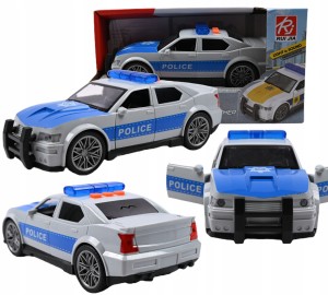 RADIOWÓZ SAMOCHÓD POLICYJNY ŚWIATŁO DŹWIĘK AUTO NA BATERIE POLICJA