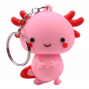AKSOLOTL BRELOK DO KLUCZY DO PLECAKA AXOLOTL DLA DZIECI RÓŻNE KOLORY