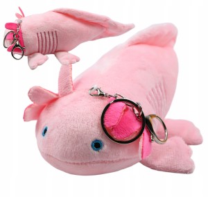 AKSOLOTL PLUSZOWY BRELOK ZAWIESZKA MASKOTKA DUŻY AXOLOTL RÓŻNE KOLORY